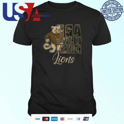 Penn State Nittany Lions USA Salute To Service Lions T-shirt