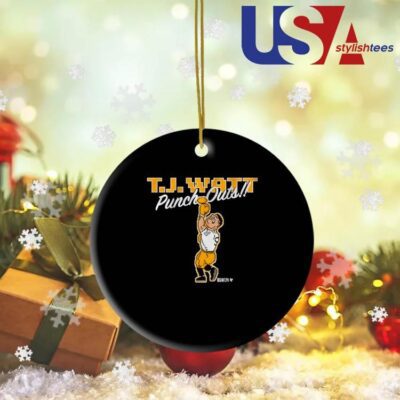 T.J. Watt Punch-Outs Ornament