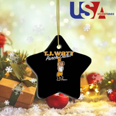 T.J. Watt Punch-Outs Ornament Ornament Star