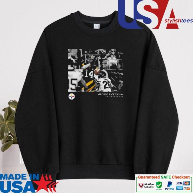 Official George Pickens Pittsburgh Steelers October 20, 2024 sweater