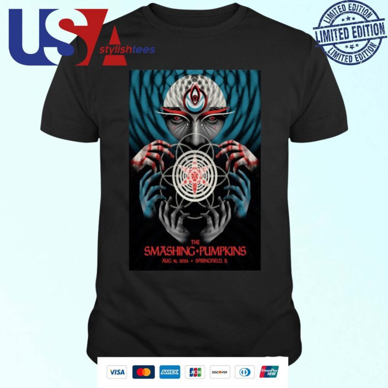 The Smashing Pumpkins The Illinois State Fairgrounds Il State Fair, Springfield IL Aug 16 2024 T-shirt