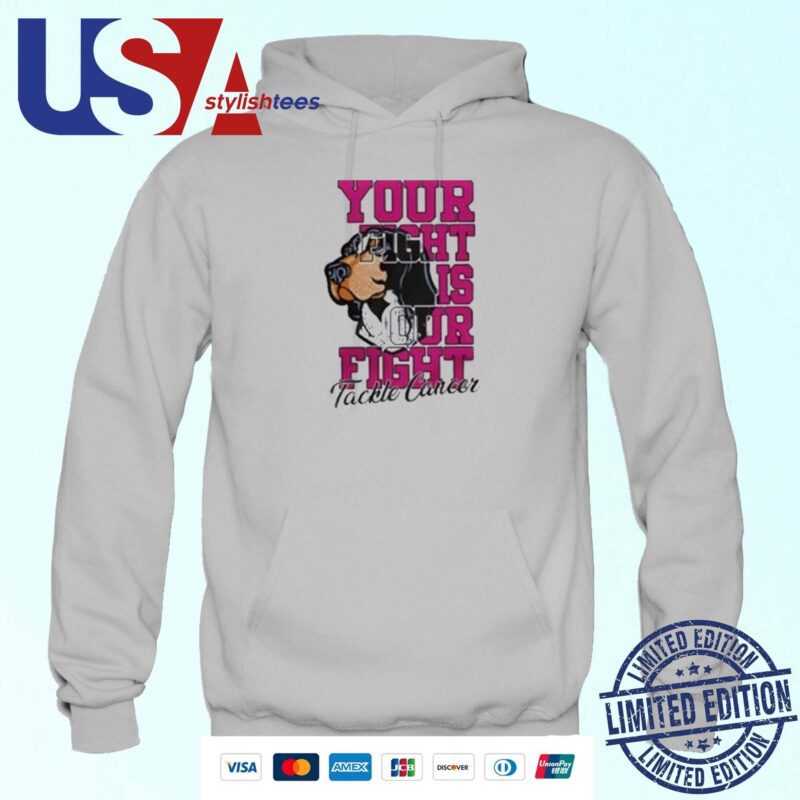 Tennessee Volunteers Your Fight Is Our FIght Tackle Cancer 2024 Hoodie