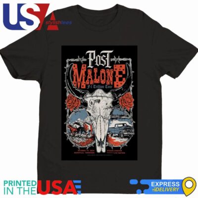 Post Malone October 19 2024 Nissan Stadium in Nashville TN Shirt