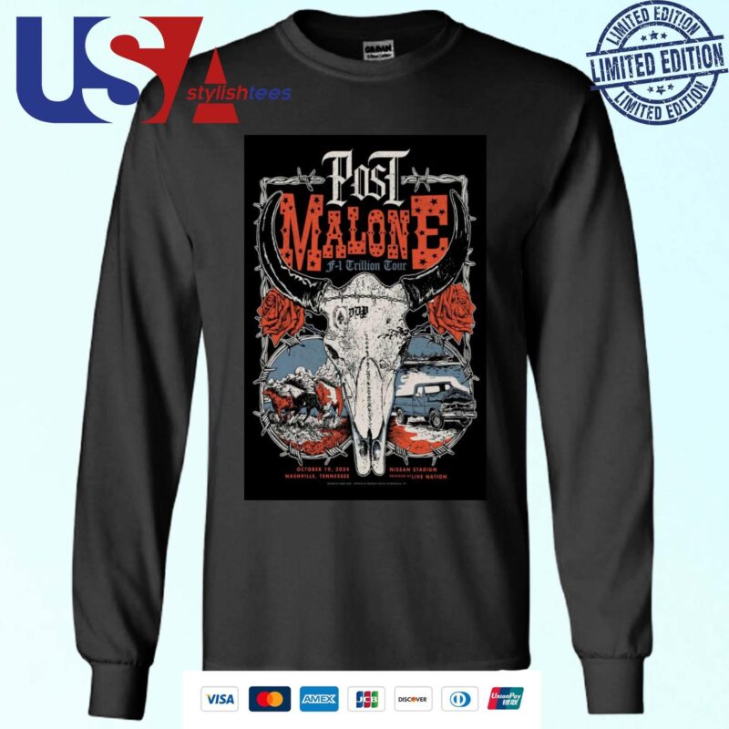 Post Malone October 19 2024 Nissan Stadium in Nashville TN Sweater