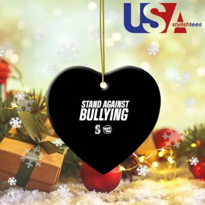 Stand Against Bullying Spirit Day Seattle Mariners Ornament Ornament Heart