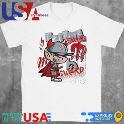 Trevor Bauer Sword Diablo's Cartoon Shirt