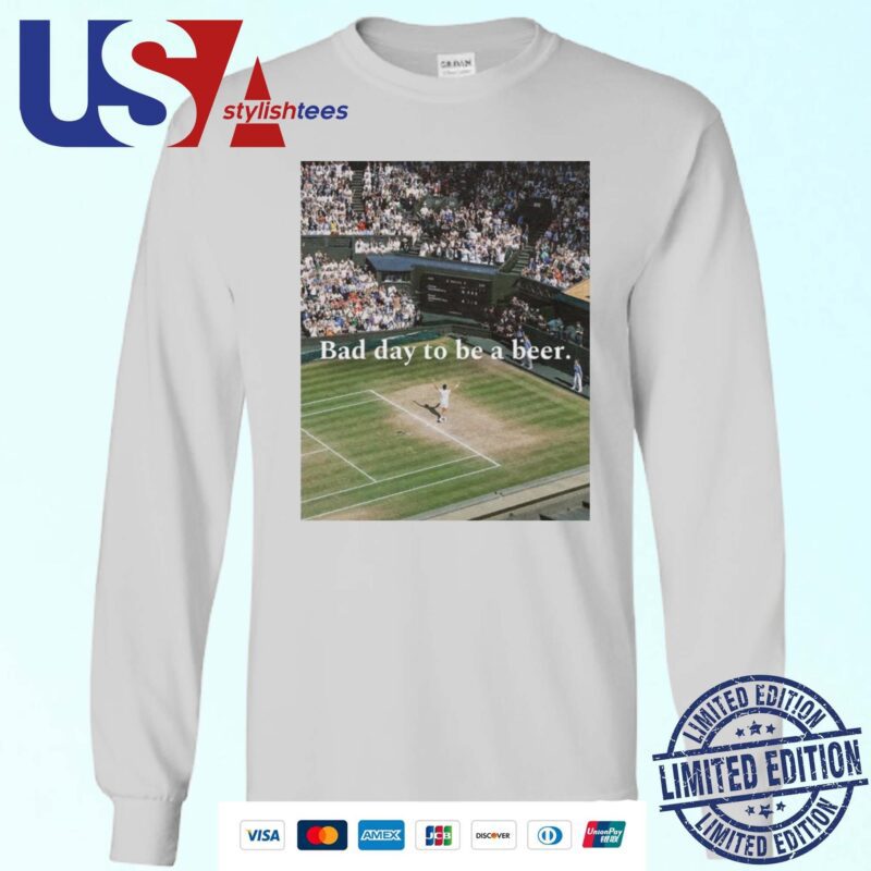 Tennis Beer Bad Day To Be A Beer Sweater