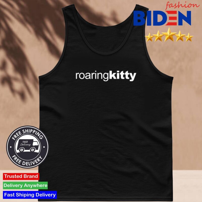 Dave Portnoy Keith Gill Wearing Roaring Kitty Tank Top