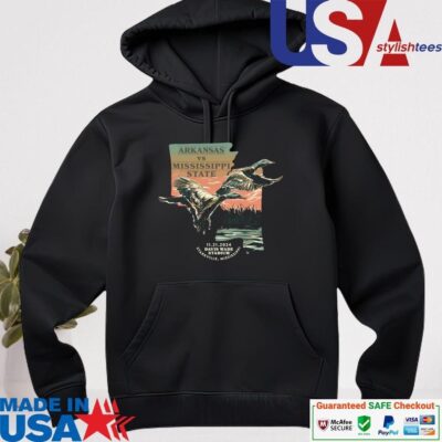 Official Arkansas Razorbacks Vs Mississippi State Davis Wade Stadium 11 21 2024 hoodie