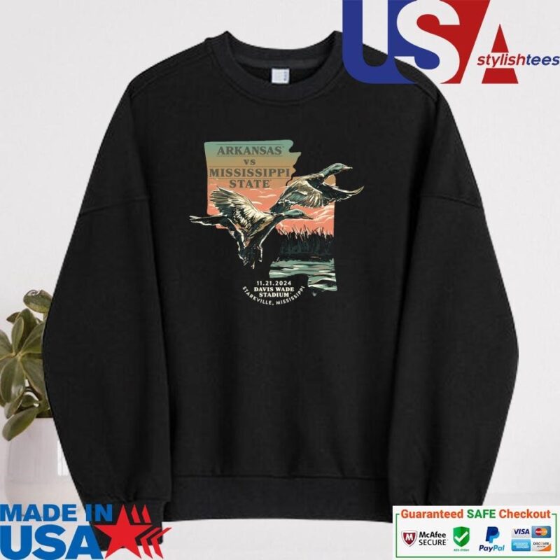 Official Arkansas Razorbacks Vs Mississippi State Davis Wade Stadium 11 21 2024 sweater
