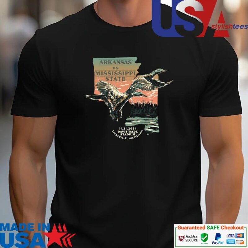 Official Arkansas Razorbacks Vs Mississippi State Davis Wade Stadium 11 21 2024 unisex