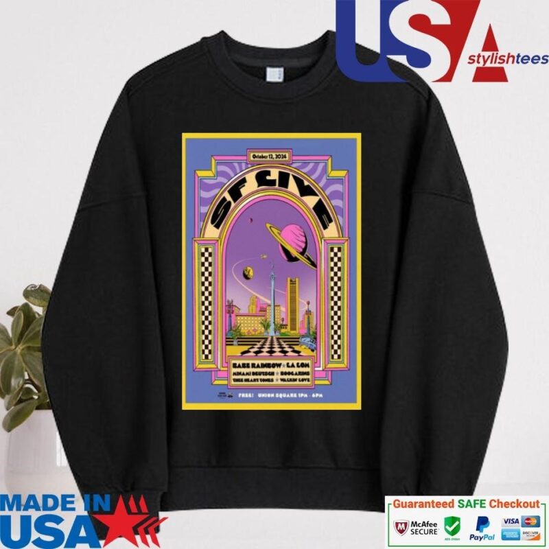 Official Babe Rainbow & La Lom Oct 12 2024 SF Live The Chapel In San Francisco CA sweater