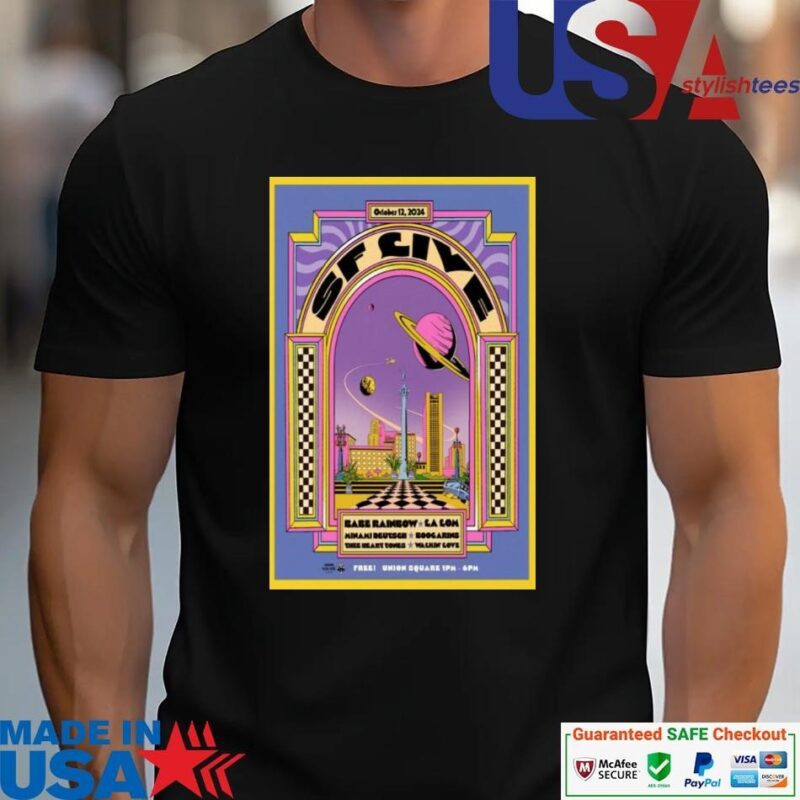 Official Babe Rainbow & La Lom Oct 12 2024 SF Live The Chapel In San Francisco CA unisex
