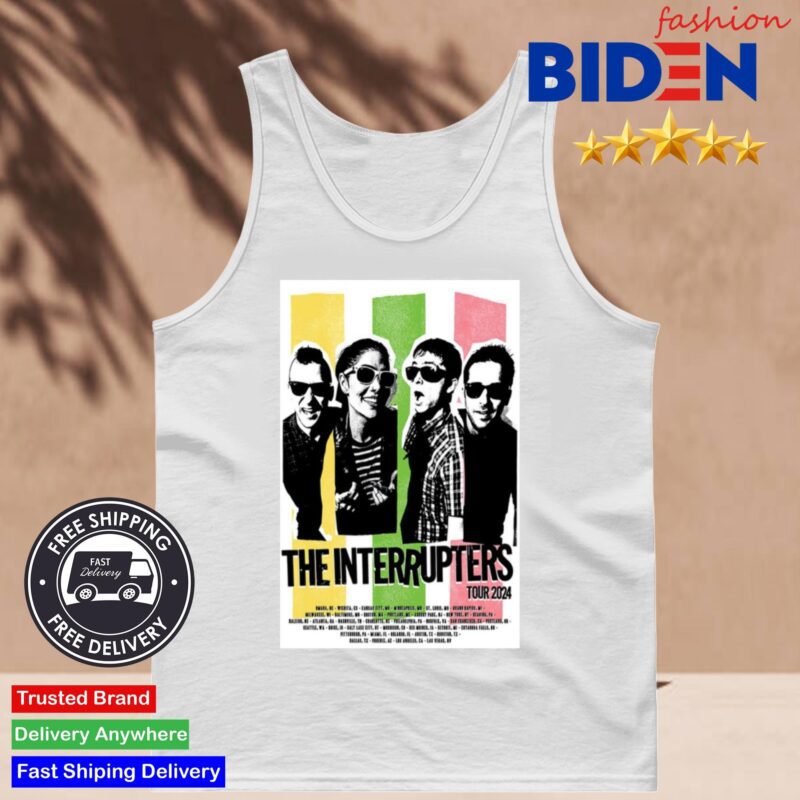 The Interrupters Tour 2024 Tank Top