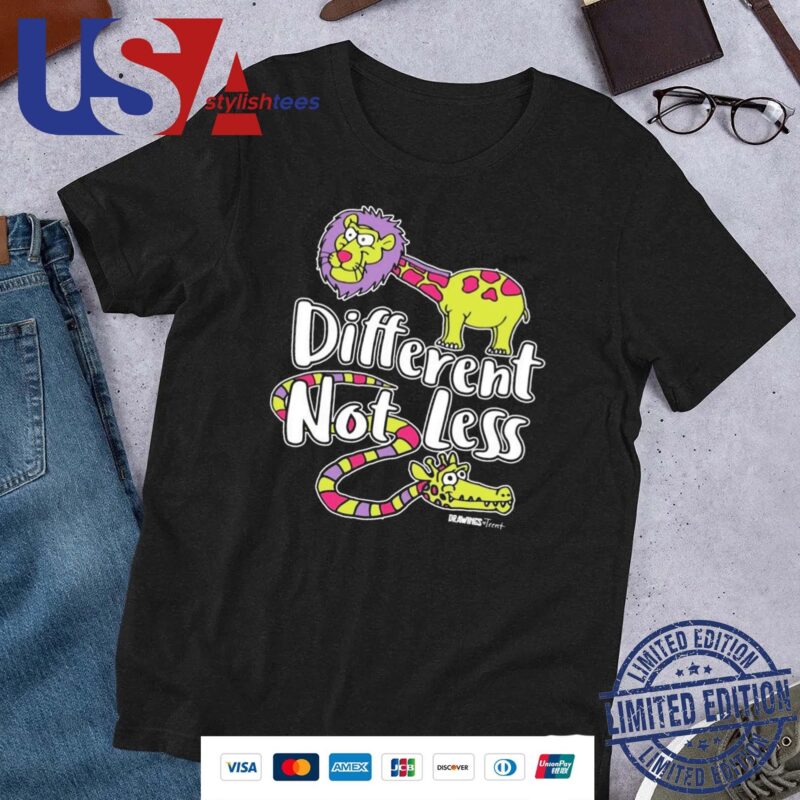 Trent Landreth Different Not Less Drawings By Trent Shirt
