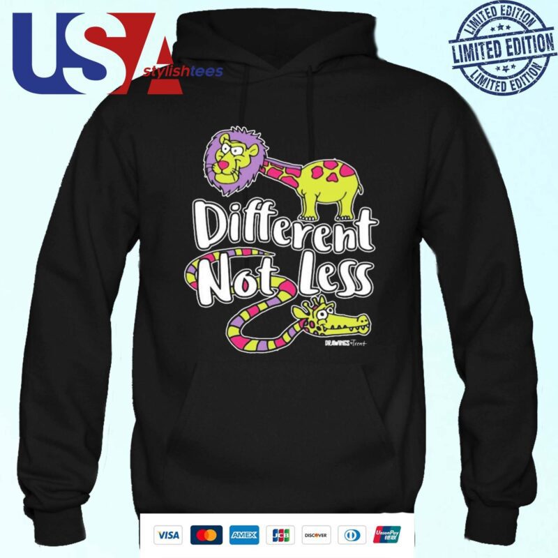 Trent Landreth Different Not Less Drawings By Trent Hoodie