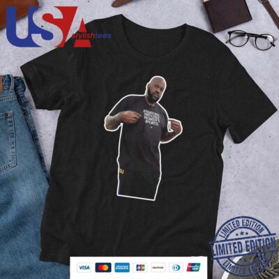 The Shaq Cutout Shaq Wearing A Shirt That Says Everyone Watches Women's Sports Shirt
