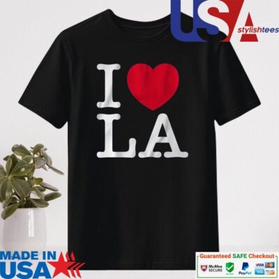Official I Love LA Baseball Shirt