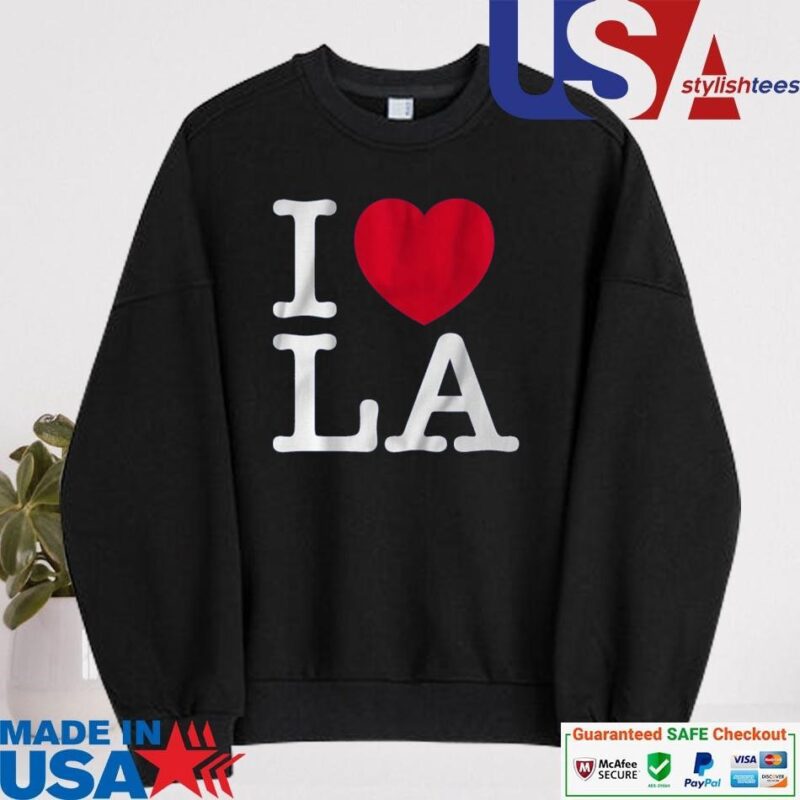 Official I Love LA Baseball sweater
