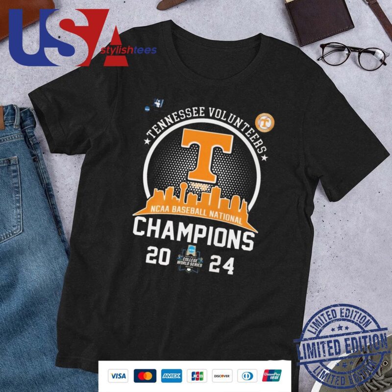 Tennessee Volunteers NCAA Men's Baseball National Champions 2024 Team Shirt