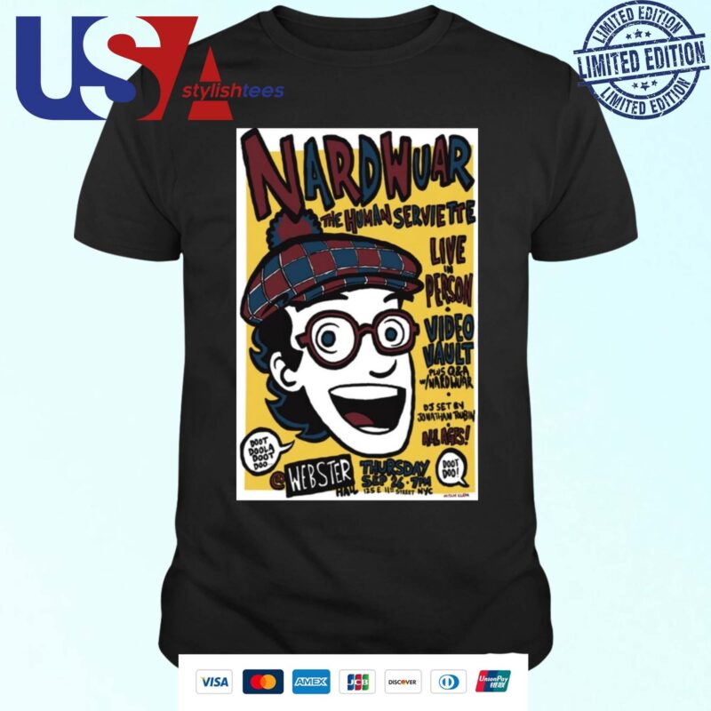 Nardwuar Webster Hall New York, NY Sep 26 2024 T-shirt