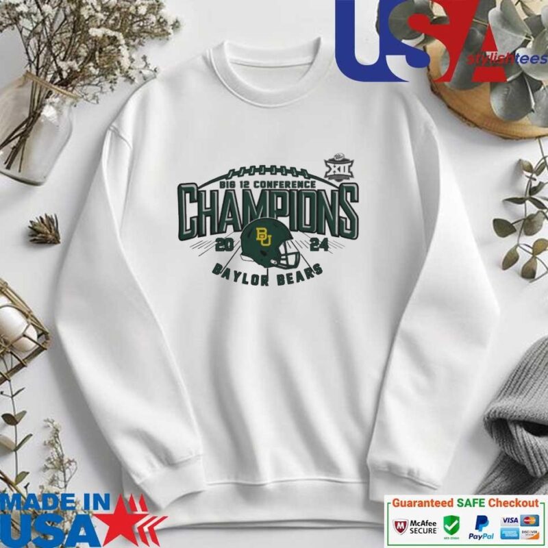 Official Baylor Bears 2024 Big 12 Conference Football Champions sweater