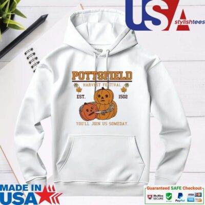 Official Pottsfield Harvest Festival Pumpkin You'll Join Us Someday hoodie