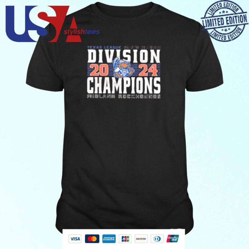 Midland Rockhounds 2024 Texas League Division Champions T-shirt