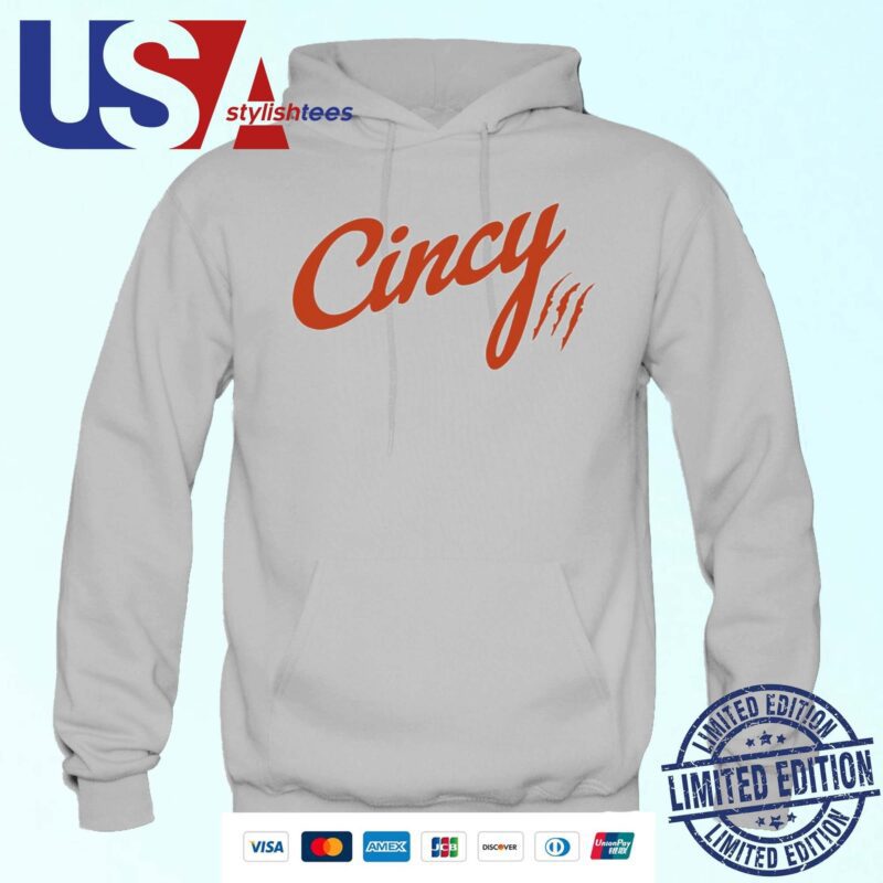 The Cincy Hat By Ted Karras Hoodie