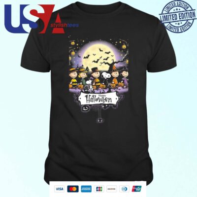 Snoopy Charlie Brown Peanuts And Happy Halloween T-shirt
