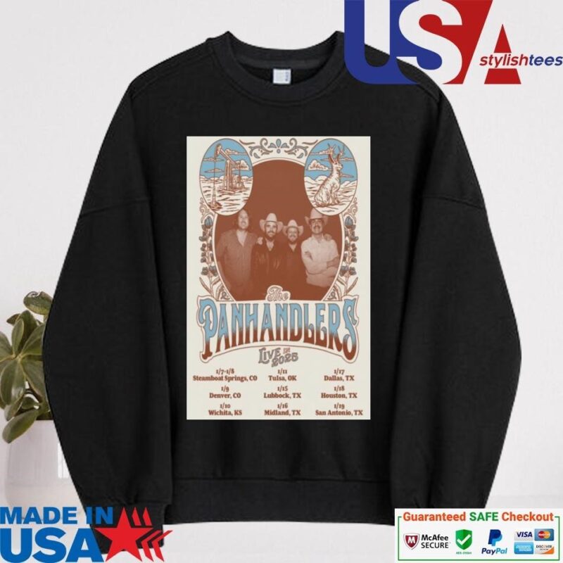 Official The Panhandlers Live In 2025 Tour sweater