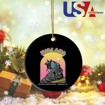 Midland Red Rocks Armadillo Ornament