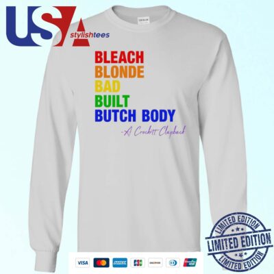 Official Jasmine Crockett Bleach Blonde Bad Built Butch Body Pride Sweater