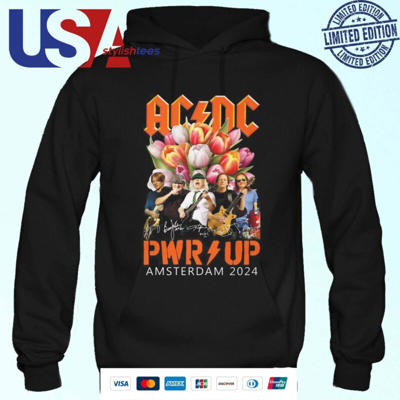 Official The Power Up Tour Band ACDC 2024 Hoodie