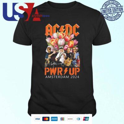 Official The Power Up Tour Band ACDC 2024 T-shirt