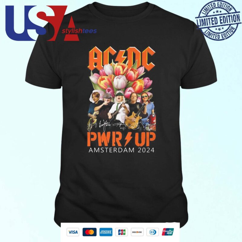Official The Power Up Tour Band ACDC 2024 T-shirt