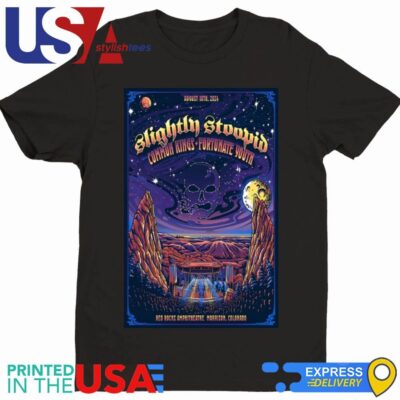 Slightly Stoopid August 10 2024 Red Rocks Amphitheatre Tour Shirt
