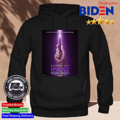 Official Harold And The Purple Crayon Starring Zachary Levi Exclusively In Theaters On August Shirt Hoodie Den