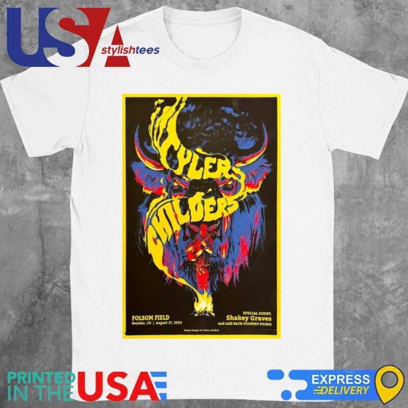 Tyler Childers Folsom Field, Boulder, CO August 17, 2024 Shirt