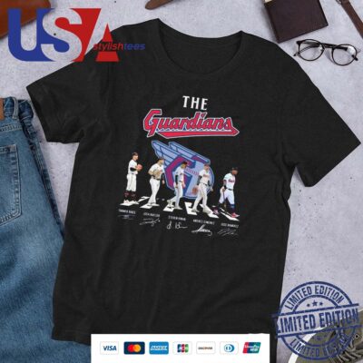 Cleveland Guardians Baseball Abbey Road Team The Guardians Legends Signatures Shirt