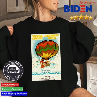 Nickel Creek And Andrew Bird July 7 2024 Ting Pavilion Charlottesville VA Sweater