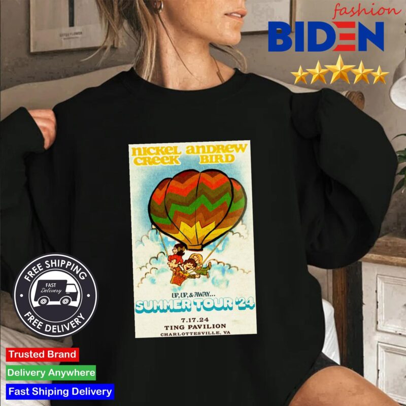 Nickel Creek And Andrew Bird July 7 2024 Ting Pavilion Charlottesville VA Sweater