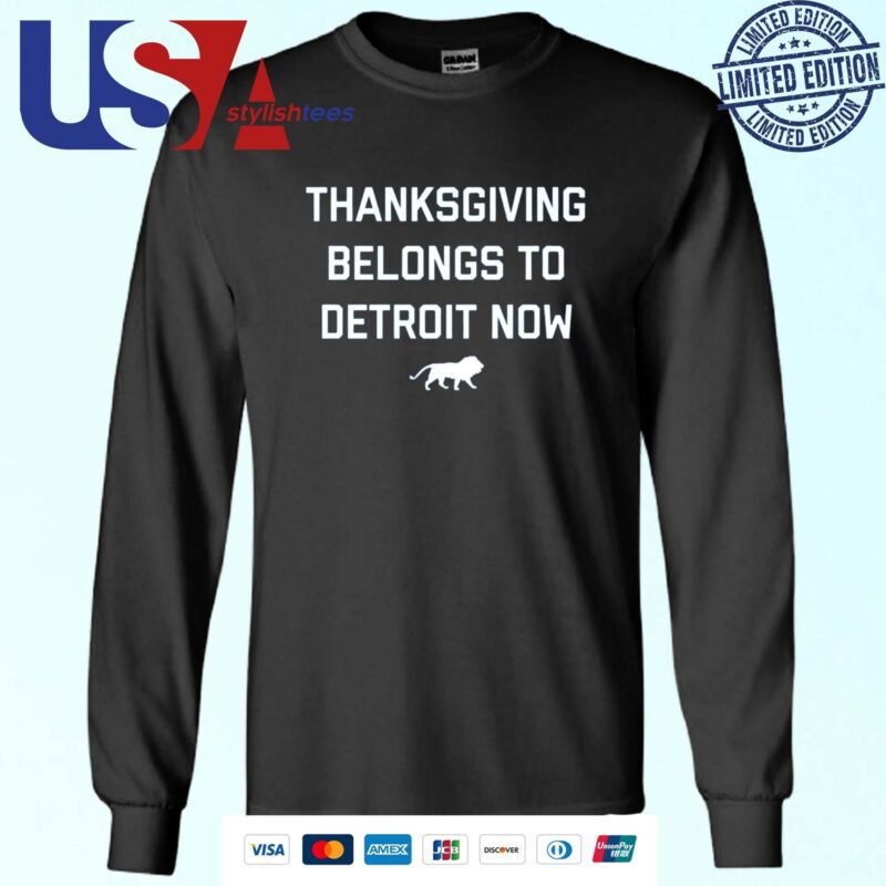 Thanksgiving Belongs To Detroit Now Sweater