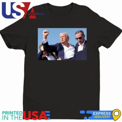 Trump Fist Bump Shot At T-Shirt