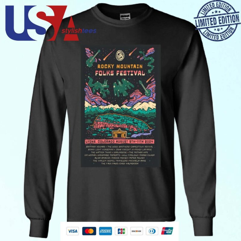 Rocky Mountain Folks Festival Aug 9-11 2024 Lyons CO Sweater