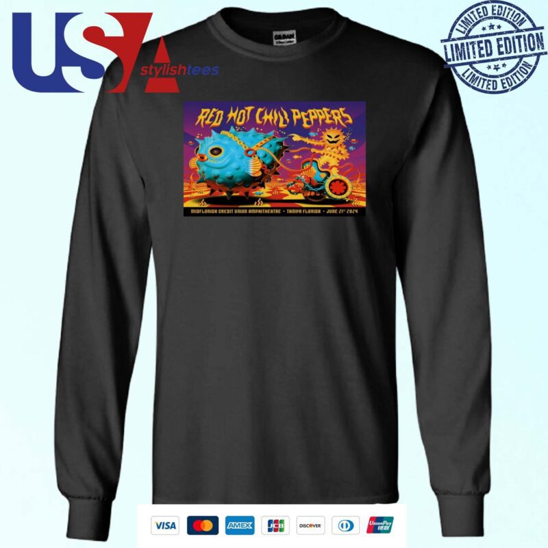 Official Red Hot Chili Peppers At MidFlorida Credit Union Amphitheatre In Tampa, FL On June 21 2024 Sweater