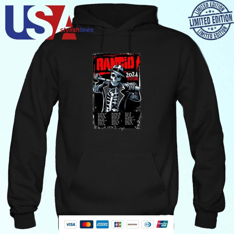 RANCID Tour 2024 Poster Hoodie