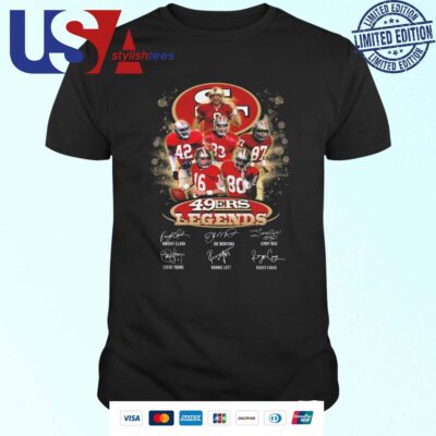 San Francisco 49ers Legends Signatures 2024 T-shirt