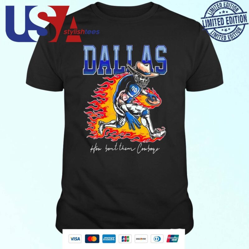 Skeleton Dallas Cowboys How Bout Them Cowboys 2024 T-shirt