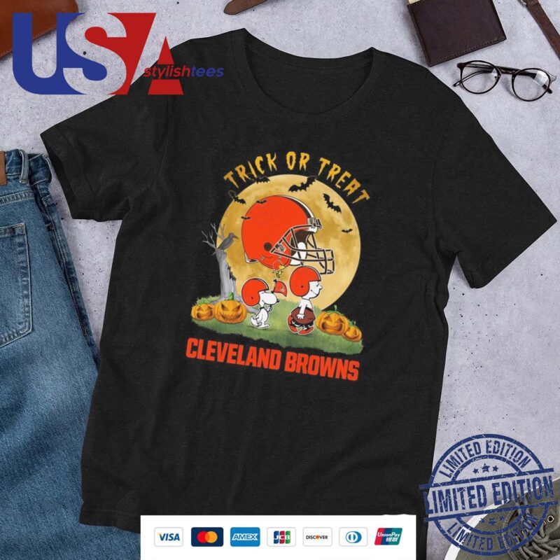 Trick Or Treat Cleveland Browns Halloween 2024 Shirt